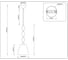 Светильник подвесной AMBRELLA LIGHT GD GR золото серый E14 max 40W LH75405 6