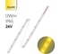 Светодиодная лента FL-LED FL-Strip 2835-SW60-Y 12W/m YELLOW DC-24V IP65 10х5000мм 613707 2