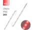 Светодиодная лента FL-LED FL-Strip 2835-SW60-R 12W/m RED DC-24V IP65 10х5000мм 613677 2