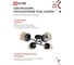 Люстра поворотная под лампу IN HOME AURA TESO-4E27ST-BL 4хЕ27 янтарные плафоны, черный корпус 4690612063553 3