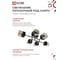Люстра поворотная под лампу IN HOME AURA TESO-6E27ST-BL 6хЕ27 янтарные плафоны, черный корпус 4690612063560 3