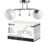 Люстра под лампу IN HOME AURA PERLA-WH-2E27 2хЕ27 матовый плафон, хромированный корпус 4690612064116 1
