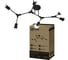 Люстра под лампу IN HOME LOFT ARM-6E27-BL 6хЕ27 черный 4690612065144 1