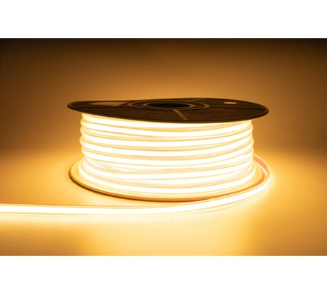 Светодиодная лента Сириус А 220В COB(360LED) IP67 10Вт 3000К 50м SLS-220V-IP67-10W-COB-3K-50m