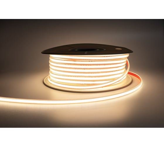 Светодиодная лента Сириус А 220В COB(360LED) IP67 10Вт 4000К 50м SLS-220V-IP67-10W-COB-4K-50m