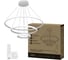 Светильник светодиодный IN HOME ESTETIKA RING-140RC-3WH 140Вт 230В 3000-6500K 600/400/200 1.2м трос пульт ДУ белый 4690612062464 1