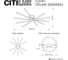 Люстра с пультом Citilux TRENT LED чёрная CL203651 16