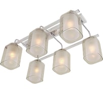 Люстра потолочная Citilux Румба белая, хром CL159160