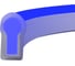 Гибкий неон Maytoni 25x13 220В 8Вт/м Blue IP65 50м 201235 1