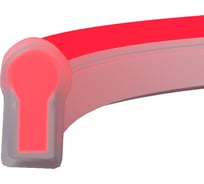 Гибкий неон Maytoni 25x13 220В 8Вт/м Red IP65 50м 201233
