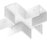 Коннектор X-образный для профиля Maytoni Elasity IP O-TR001-CC-W 1