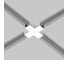 Коннектор X-образный для профиля Maytoni Elasity IP O-TR001-CC-W 5