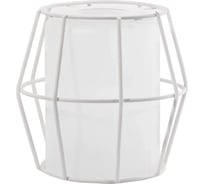 Плафон ЭЛЕТЕХ 34-150-в42/h140 Ромб белый с цилиндром пес. 1070008805_