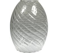 Плафон ЭЛЕТЕХ 34-401-в30 Эллипсоид рифленый косой 1/2 дымчатый 1070008366_