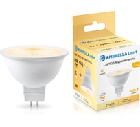 Лампа светодиодная Ambrella Light LED MR16 7W IC GU5.3 2700K 175-265V 38 170713
