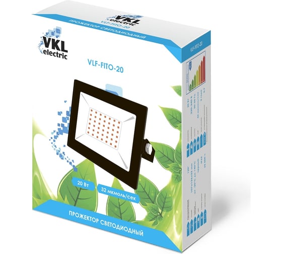 Прожектор VKL electric LED VLF-FITO-20, 20W.220V. IP65 1198632