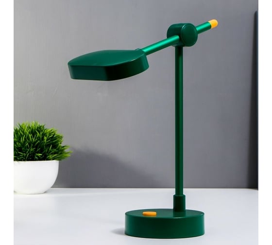 Настольная лампа RISALUX сенсорная 16484/1GR LED 3,5Вт USB АКБ зеленый 10х12х37,5 см 5503310