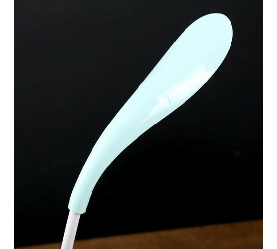 Настольная лампа RISALUX сенсор 3 режима LEDх14 Капля синяя USB 42х12,5х10 см 3679132