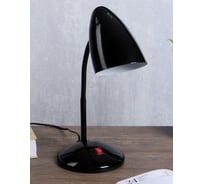 Настольная лампа RISALUX Ученик 1х60Вт Е27 черный 21х14х34 см. 4430187