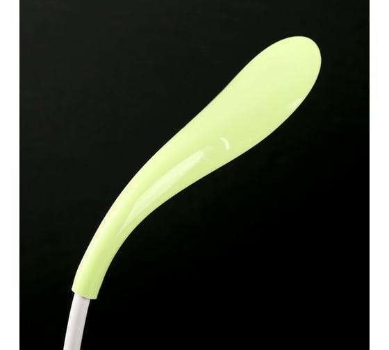 Настольная лампа RISALUX сенсор 3 режима LEDх14 Капля зелёная USB 42х12,5х10 см 3679131