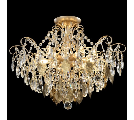 Потолочная люстра Crystal Lux ESMIRALDA PL6 GOLD 1