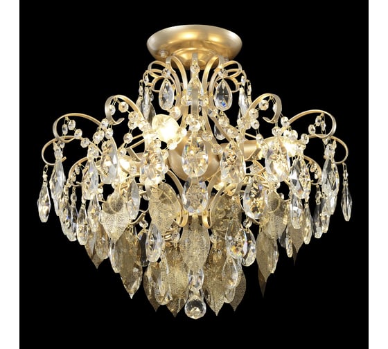 Потолочная люстра Crystal Lux ESMIRALDA PL4 GOLD 1