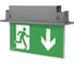 Аварийный светильник Awex PLEXI-LED непостоянный 3ч встраиваемый IP20 без пиктограммы PL/3/SE 2