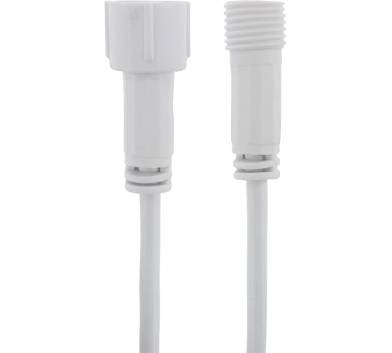 Удлинитель (шнур) для подключения уличных гирлянд Neon-Night 1м, белый, ПВХ 315-420 1