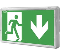 Аварийный светильник Awex EXIT S постоянный 1Вт 1ч кнопка тест IP65 на поверхность ETS/1W/C/1/SA/PT/WH