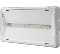 Аварийный светильник Awex EXIT S BASIC непостоянный 1Вт 3ч кнопка тест IP65 на поверхность без пиктограммы ETS/1W/E/3/SE/PT/WH