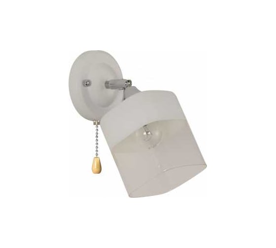 Бра РОСТОК XA1620/1W WH+CR белый+хром 1х60W E27 h210, HN25 988391238 1