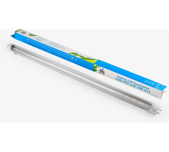 Светодиодная лампа VKL electric VLED-FITO-LLT8-10W-G13 220V 1003047
