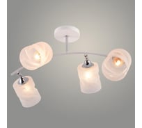 Люстра РОСТОК XA1641A/4 WH+CR белый/хром 4х60W E27 d580 h290, HN25 988391368