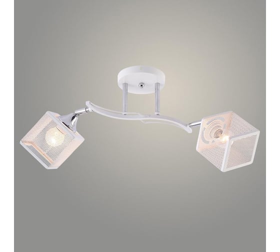 Люстра РОСТОК XA1748/2 WH+CR белый/хром 2х60W E27 d570 h250, HN25 988391432 1