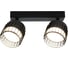 Спот на основании General Lighting Systems под лампу GX53, серия Клетка, GWL-2GX53-M-IP20, цвет черный 662685 1