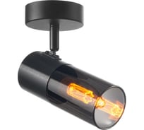 Спот на основании General Lighting Systems под лампу E14, серия Эйлайт, GWL-E14-M-IP20, цвет черный 662811