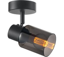 Спот на основании General Lighting Systems под лампу E14, серия Солмия, GWL-E14-M-IP20, цвет черный 662863