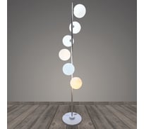 Торшер Светиль T2174 WT белый/белый плафон пластик 6x12W G9 h1450, BTH 988399057