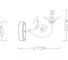 Светильник настенный ARTE LAMP A5326AP-1WG 4