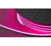 Неон тонкий DIAMOND LED 12V, (5 п.м.) светло-розовый NEON-6X12-SIL-DC12-LIGHT PINK-10mm-MEN