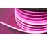 Неон тонкий DIAMOND LED 12V, (5 п.м.) светло-розовый NEON-8X16-SIL-DC12-LIGHT PINK-10mm-MEN 1