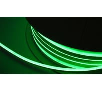 Неон тонкий DIAMOND LED 12V, (5 п.м.) светло-зеленый NEON-6X12-SIL-DC12-LIGHT GREEN-10mm-MEN