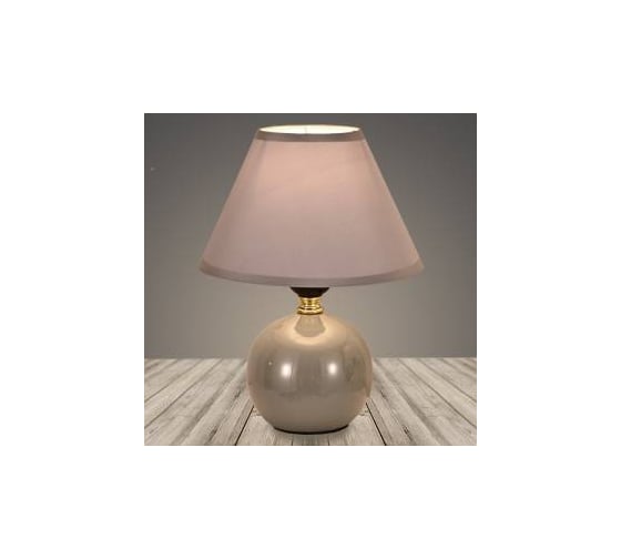 Настольная лампа Росток 18308 GR серый/серый абажур h240 1х60W E27, DIY22 988017874 1