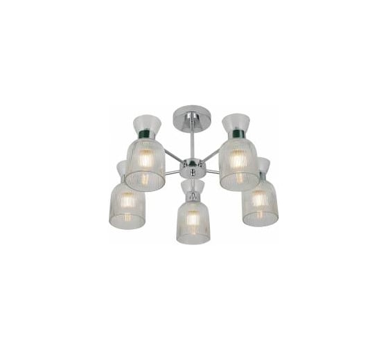 Люстра Светиль 07393/5 CR хром 5x40W E14 d530 h330, 24 988384108 1