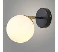 Бра Светиль 74542/1W BR+BK латунь/черный 1x40W E14 h160, 24 988386336