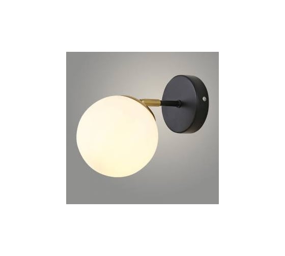 Бра Светиль 74542/1W BR+BK латунь/черный 1x40W E14 h160, 24 988386336 1
