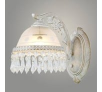 Бра Светиль 20218/1W WH+GD белый/золото 1x40W E27 h200 crst, 24 988386349