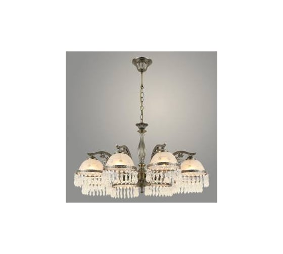 Люстра Светиль 20218/8 AB бронза 8x40W E27 d700 h690 crst, 24 988386355 1