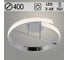 Люстра Светиль 3159/400 CR хром 2х42W LED 3000K-6000К d400 ПДУ диммер, 24 988384262 1