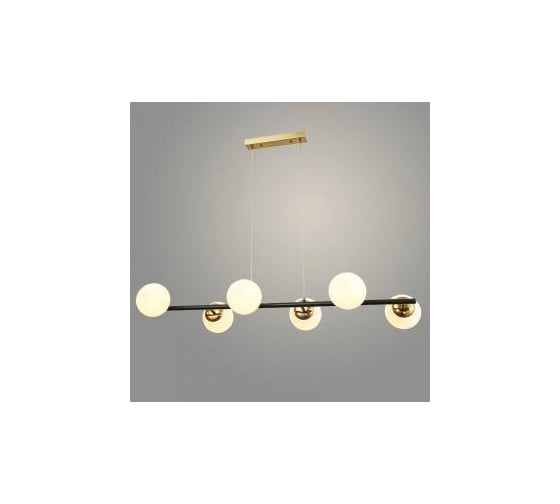 Люстра Светиль 74542/6 BR+BK латунь/черный 6x40W E14 d1050 h850, 24 988386337 1